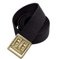 54" Military Color Web Belt w/Open Face Buckle